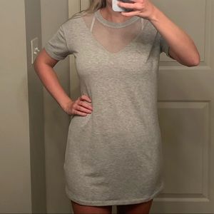 Gray T-shirt Dress